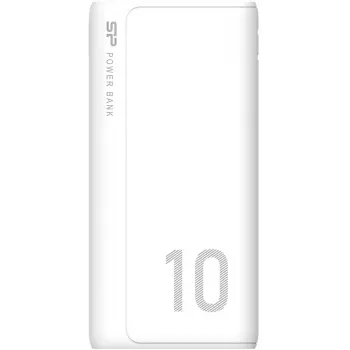 Silicon Power GP15 10000 mAh powerbank, hvid (SP10KMAPBKGP150W)