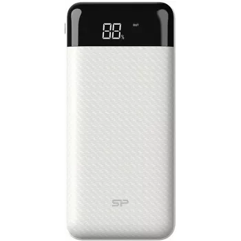 Silicon Power GP28 10000 mAh powerbank, hvid (SP10KMAPBKGP280W)