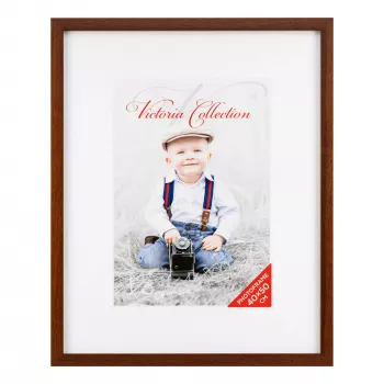 Victoria Collection Cubo billedramme 40x50, brun (21426)