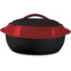 Milton Matrix 5L termokasserolle, sort/rød (MT-9584)