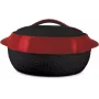 Milton Matrix 5L termokasserolle, sort/rød (MT-9584)