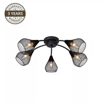 Bistro MX51166-5 loftslampe, 5x40W E14