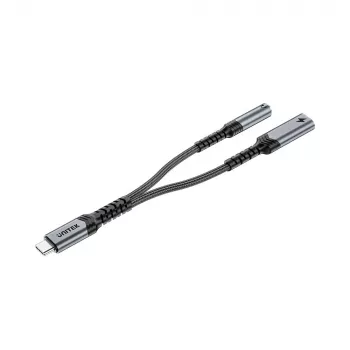 UNITEK USB-C til 3,5 mm lydadapter med PD