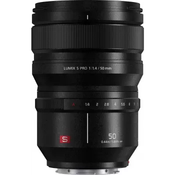 Panasonic Lumix S Pro 50mm f/1.4 lens, L-mount, full-frame (S-X50E)