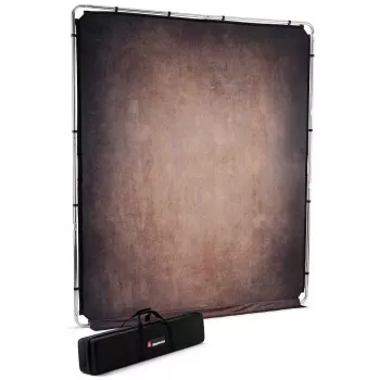 Manfrotto EzyFrame Vintage ramme inkl. baggrund, valnød (LL LB7934)