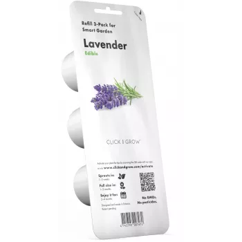 Click & Grow Smart Garden påfyldningspakning lavendel, 3 plantekapsler (SGR30X3)