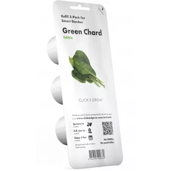 Click & Grow Smart Garden påfyldningspakning grøn bladbede, 3 plantekapsler (SGR64X3)