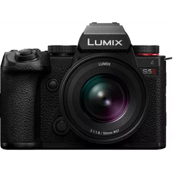 Panasonic Lumix DC-S5 Mark II Mirrorless Camera with Lumix S 50mm f/1.8 Lens - Black