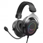 FIFINE H3 AmpliGame RGB kablede over-ear gaming-headset med aftagelig mikrofon, 50-mm-drivere, USB-A, sort