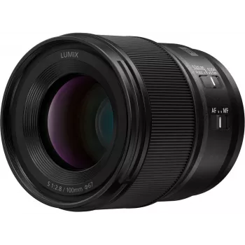Panasonic Lumix S 100mm F2.8 makroobjektiv, sort (S-E100E)