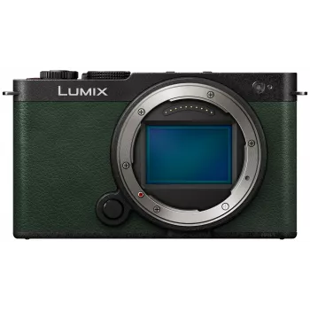 Panasonic Lumix DC-S9E-G Full-Frame Mirrorless Camera with 24.2MP CMOS Sensor, 5-Axis IBIS, 6K Video, L-Mount, Dark Olive