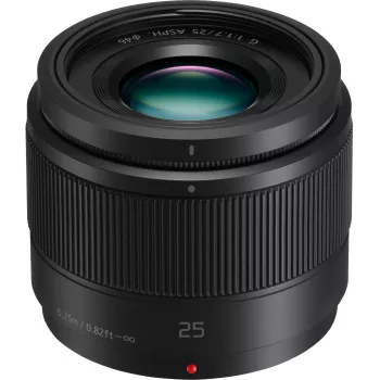 Panasonic H-H025ME-K Lumix G 25mm f/1.7 ASPH objektiv - sort