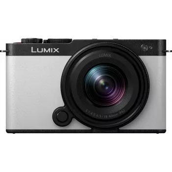 Panasonic Lumix DC-S9 camera with 18-40mm lens kit, smokey white (DC-S9NE-W)