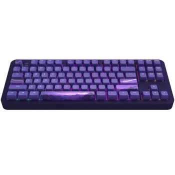 Dark Project ALU87B Celestial aluminium TKL-tastatur, G3MS Voidstone-switches, US-layout