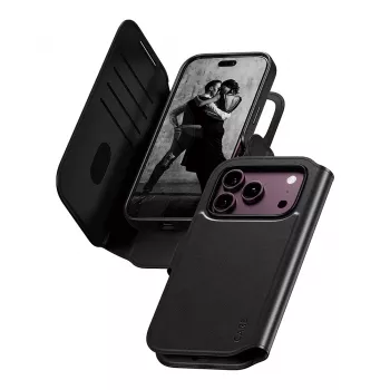 CARE™ by PanzerGlass® Tango 2-i-1 walletcover sort med MagSafe til iPhone 18 Pro / 17 Pro