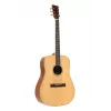 Stagg SA45 D-LW dreadnought akustisk guitar – naturlig granlåg med lind bund og sider