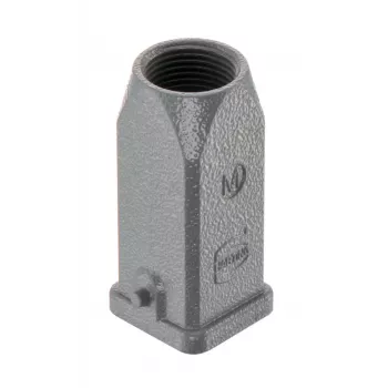 HARTING Han 3A Hood M20 Straight Cable Outlet Dusty Grey 19200031440