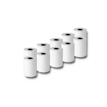 Qoltec termopapirrulle 57 x 15 | 55g/m² | 10 stk. | BPA-fri