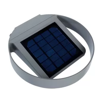 GreenBlue GB130 LED 3W solcelle rund væglampe - sort, IP65, PIR-bevægelsessensor, 300lm