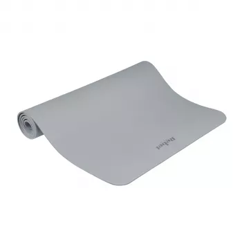 REBEL ACTIVE TPE træningsmåtte 200x90x1 cm grå skridsikker yoga pilates fitness