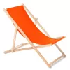 Klassisk liggestol i bøgetræ GreenBlue GB183 orange
