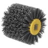 DEDRA DED79334G nylon-slibebørste til satinerings- og polermaskiner, 120 x 100 mm, korn 400