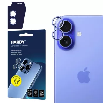 3MK HARDYLens Protection Pro kamera-linsebeskyttelse til Apple iPhone 17 - blå