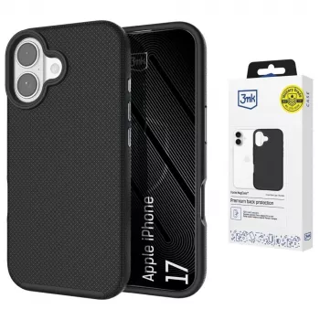 3MK Fortis MagCase til Apple iPhone 17 - Gennemsigtigt beskyttelseshylster med MagSafe