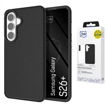 3MK Fortis MagCase til Samsung Galaxy S26+ - Gennemsigtigt beskyttelseshylster med MagSafe