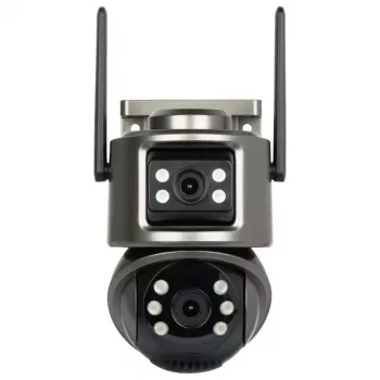 INNE ICSEE-W62SD-2 udendørs PTZ-IP-kamera med to 3MP-objektiver, full-color-natsyn, Wi-Fi, tovejs-lyd, IP66