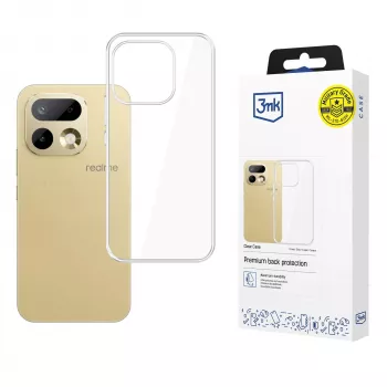 3mk Clear Case til Realme 16 Pro 5G - Transparent TPU-bagcover med Absorber™-teknologi