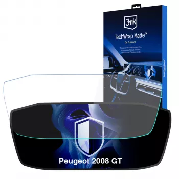 3MK PROTECTION Peugeot 2008 GT TechWrap Mat Beskyttelsesfilm til instrumentbrættet