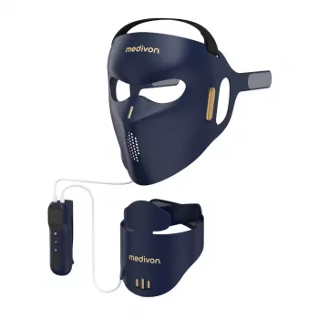 Medivon Lumi 3D Pro LED-ansigtsmaske, marineblå