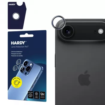 3mk HARDYLens Protection Pro kameraobjektivbeskyttelse til Apple iPhone Air, grå (3M008512)