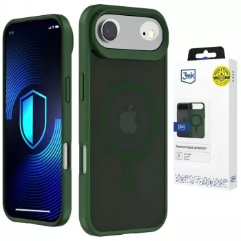 3MK Smoke MagCase til Apple iPhone Air - Grønt gennemsigtigt MagSafe-bagcover