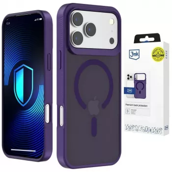 3MK Smoke MagCase til Apple iPhone 17 Pro Max - lilla