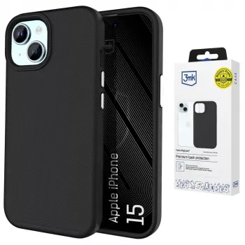 3MK Fortis MagCase til Apple iPhone 15 - Gennemsigtigt MagSafe-cover til bagsiden