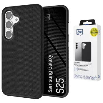 3MK Fortis MagCase til Samsung Galaxy S25 - Gennemsigtigt hybridcover til bagsiden med MagSafe