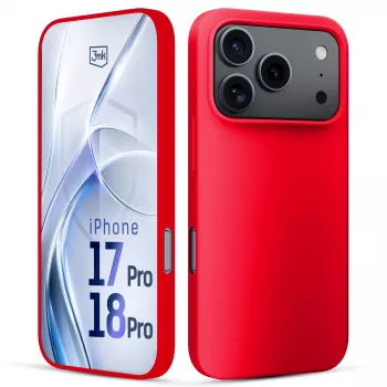 3mk Hardy Mellow cover til Apple iPhone 17 Pro / 18 Pro rød