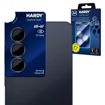 3mk Hardy Safir-linse til Samsung Galaxy S26 - Ultra-tynd 9H kamerabeskyttelse (5-sæt)