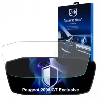 3MK PROTECTION TechWrap Matter beskyttelsesfilm til instrumentbrættet på Peugeot 2008 GT Exclusive
