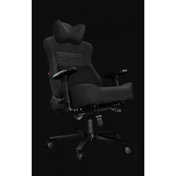YUMISU 2052 gamingstol, stofbetræk, sort (Y-2052-GB-M)