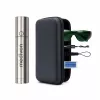 MEDIVON Lumix kompakt LED-lysterapilampe, 5 bølgelængder 460–900 nm, 5-minutters timer, Li-ion-batteri, sølv