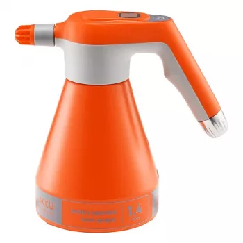 KWAZAR ACCU 1,4 L batteridrevet havesprøjte – genopladelig, justerbar messingdyse, 2,5 bar, ergonomisk