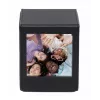 LOVEINSTANT fotoopbevaringsboks til Fujifilm Instax Square - sort med vindue, til 100 fotos
