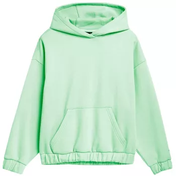 Dame sweatshirt i lysegrøn 4FSS23TSWSF255 størrelse L
