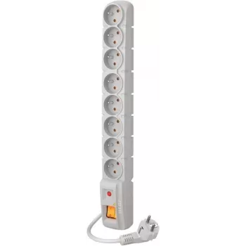 ACAR S8 8-Outlet Surge Protector Power Strip 1.5m Black
