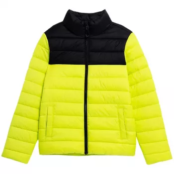 Drenge dunjakke 4F juicy green 4FJSS23TDJAM077 45S 152 cm