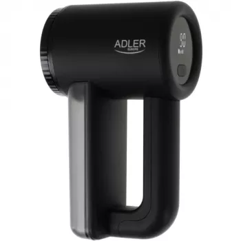 Adler AD 9617 fnugfjerner med LCD-display, 3 hastigheder, genopladeligt 3,7-V-2000-mAh-li-ion-batteri, USB-opladning, 5 W, sort