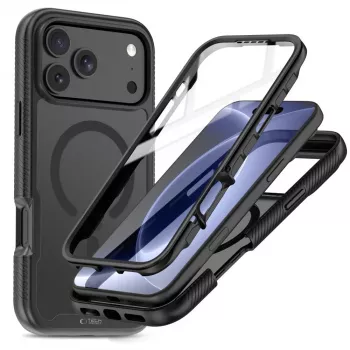 Tech-Protect Defense MagSafe-cover til iPhone 17 Pro / 18 Pro Mat sort